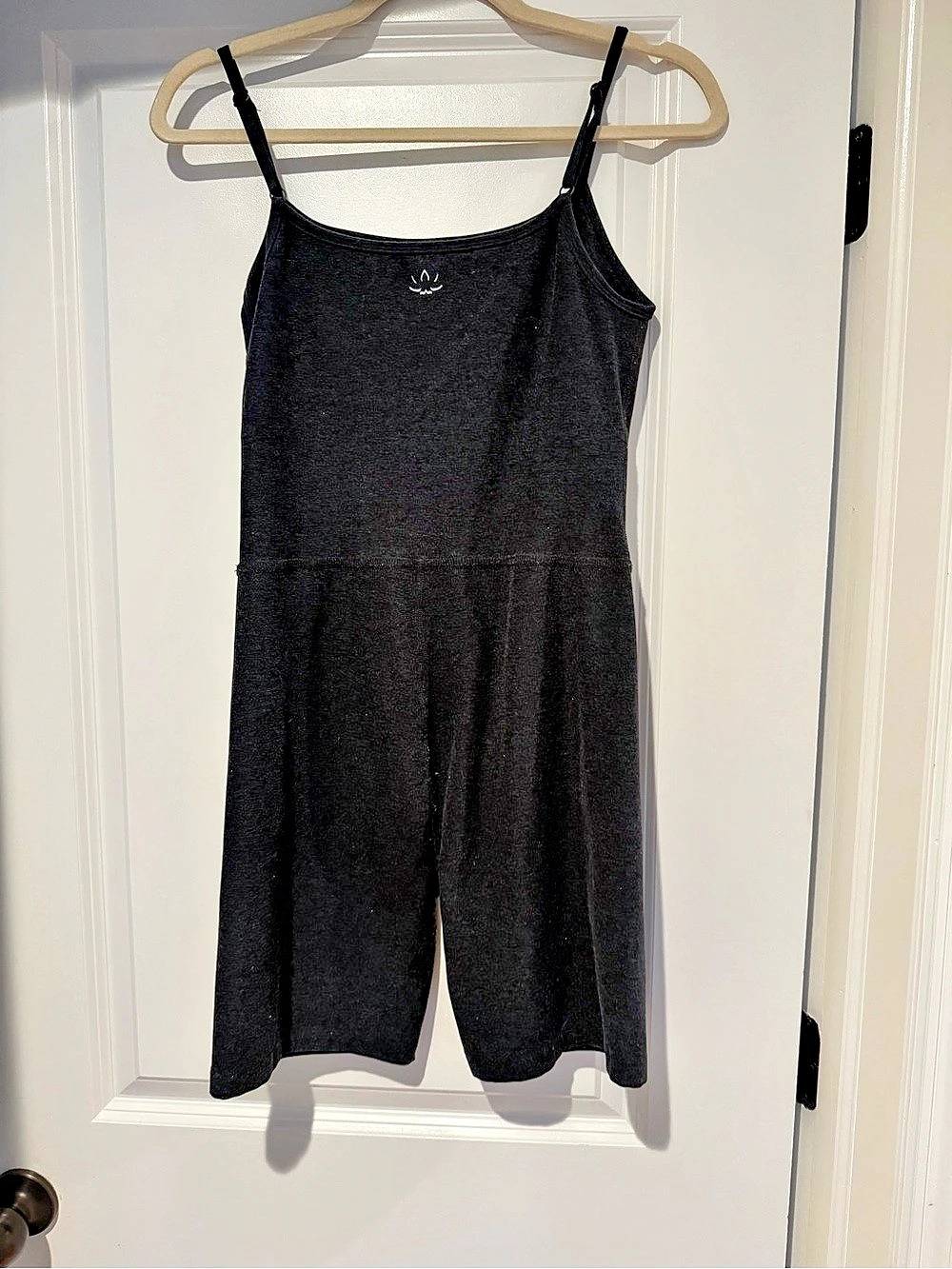 Beyond Yoga Spacedye Keep Pace Biker Jumpsuit Black Large